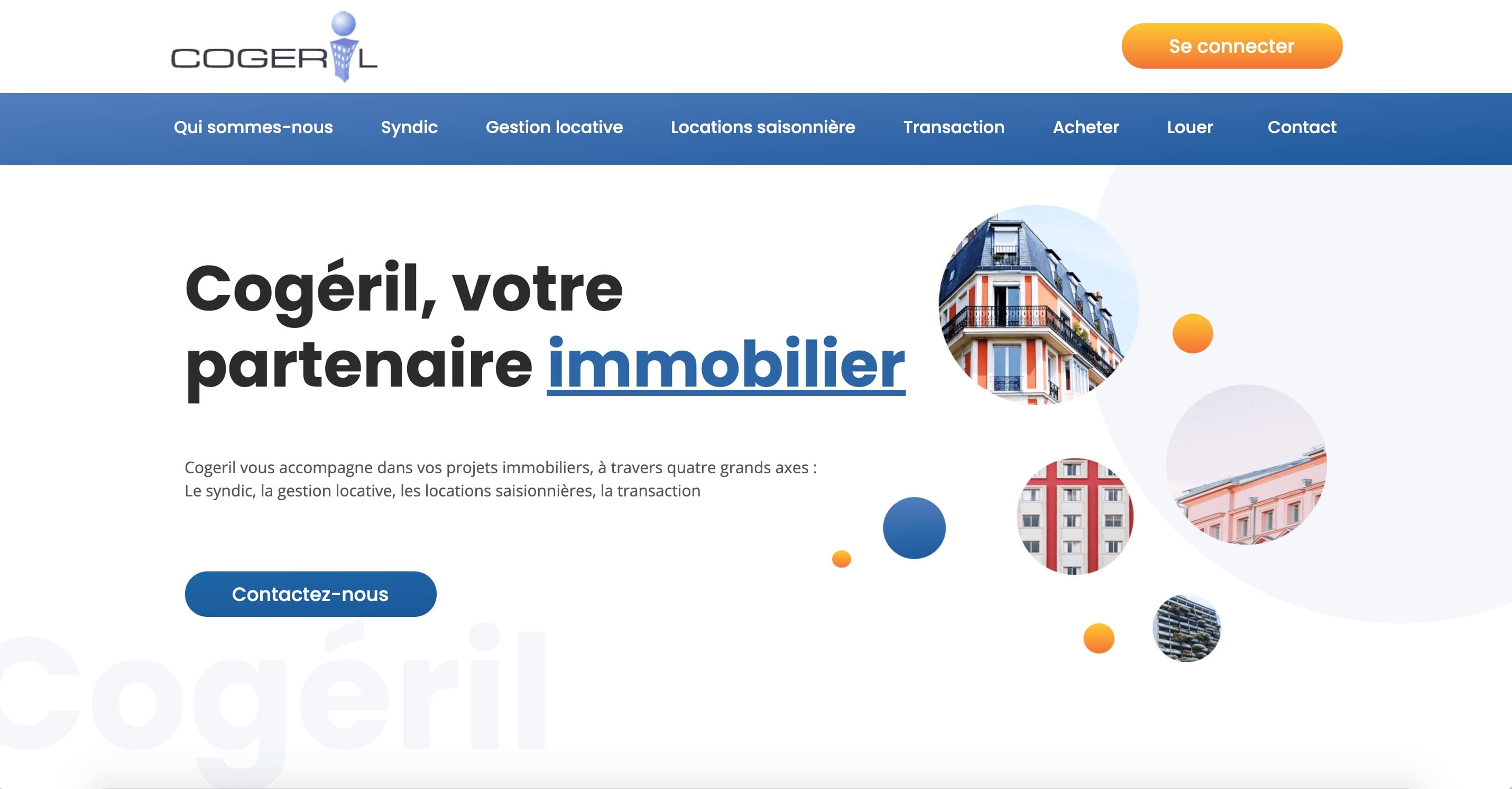 Conception du site vitrine Cogeril