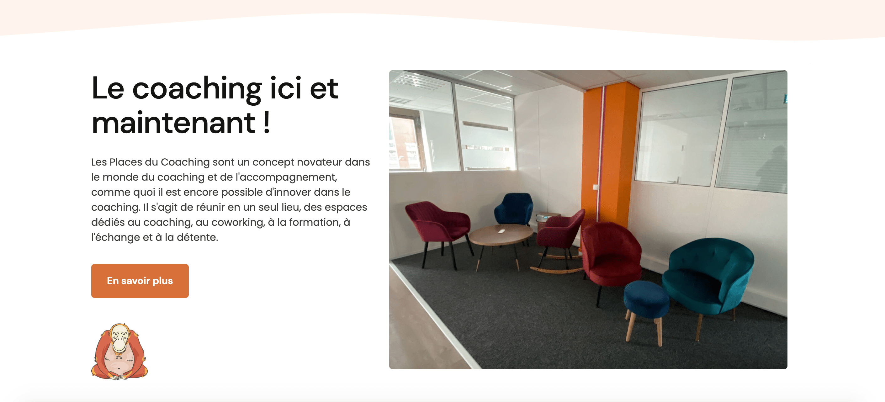 Création d'un site vitrine pour Les Places du Coaching